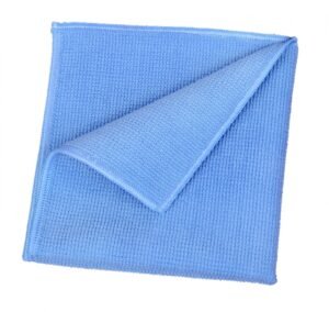Microfibre Decitex T320 Infinite bleue, lavette professionnelle 32 x 32 cm
