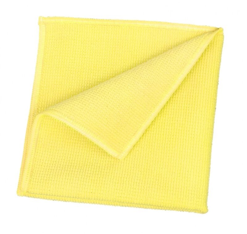 Microfibre Decitex T320 Infinite jaune, lavette professionnelle 32 x 32 cm